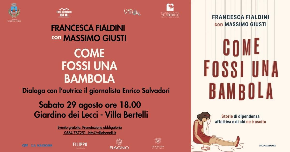 "Come fossi una bambola"- Presentazione del libro di Francesca Fialdini