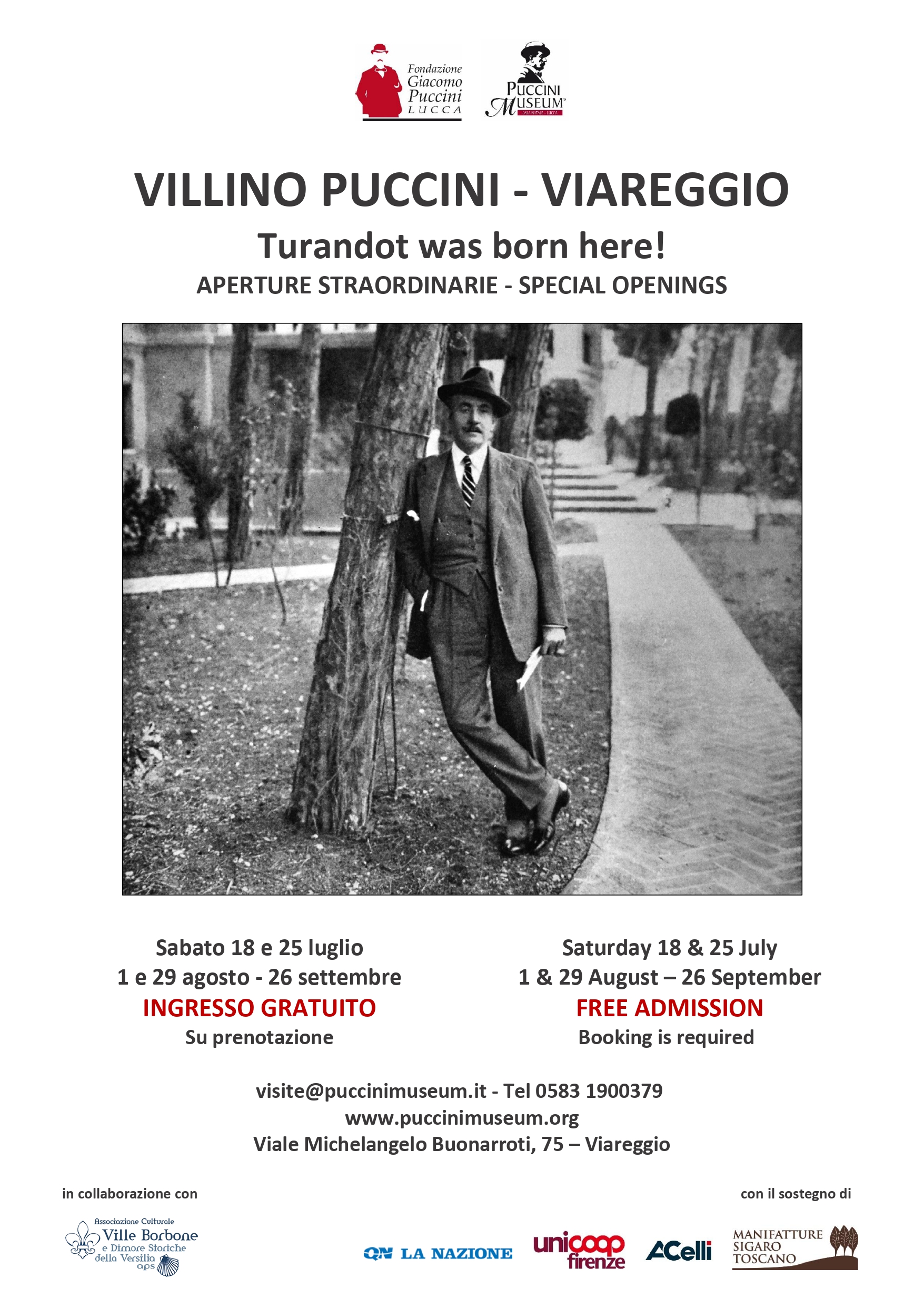 VISITE GUIDATE AL VILLINO PUCCINI