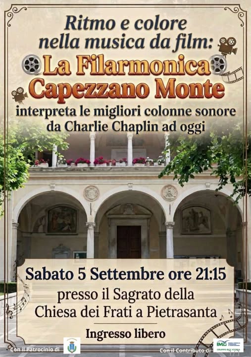 FILARMONICA CAPEZZANO MONTE | Ritmo e colore nella musica da film