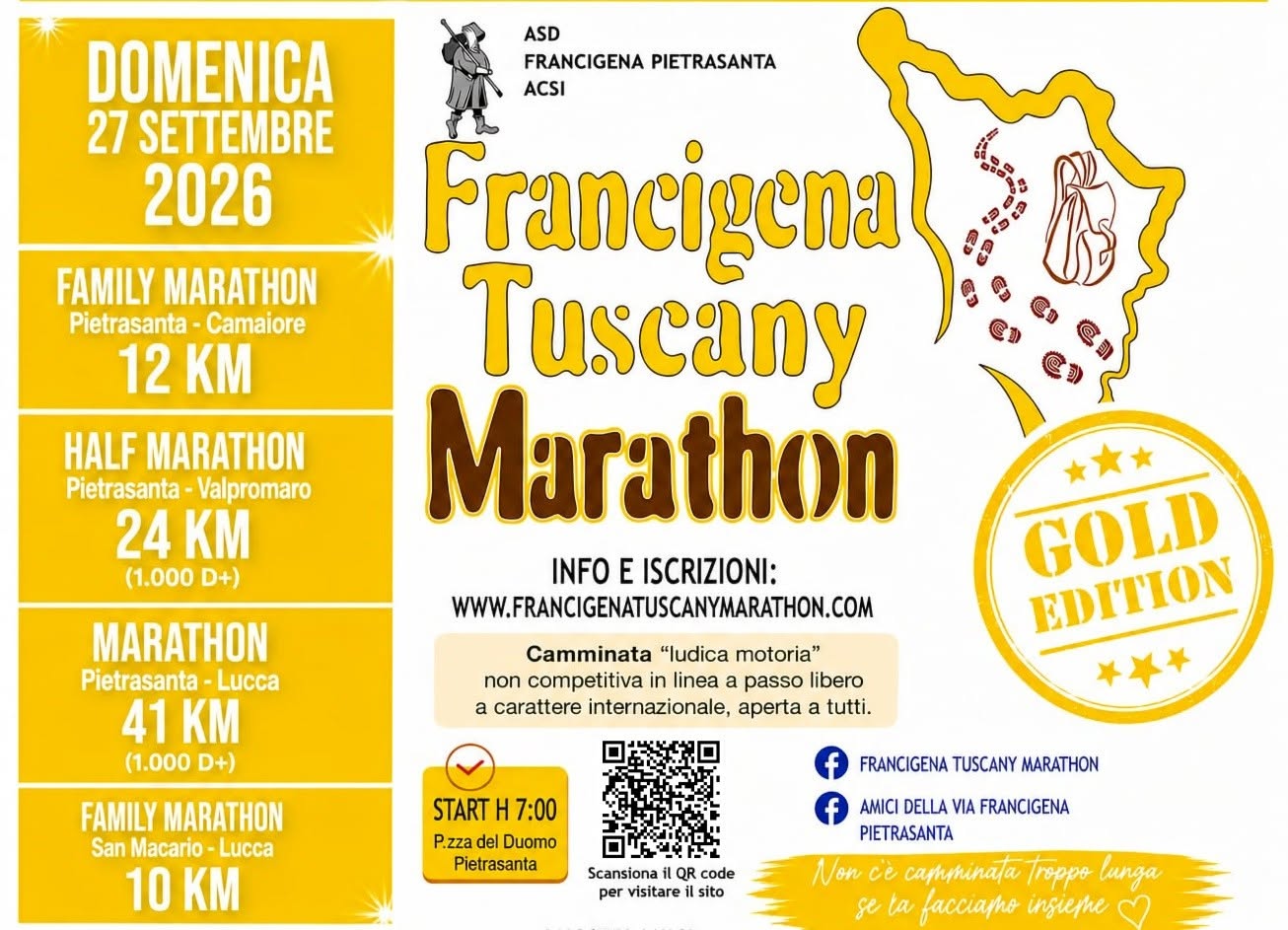 FRANCIGENA TUSCANY MARATHON - GOLD EDITION