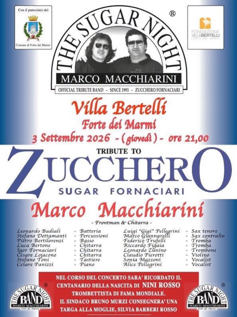 "Tribute to Zucchero Sugar Fornaciari2 con Marco Macchiarini