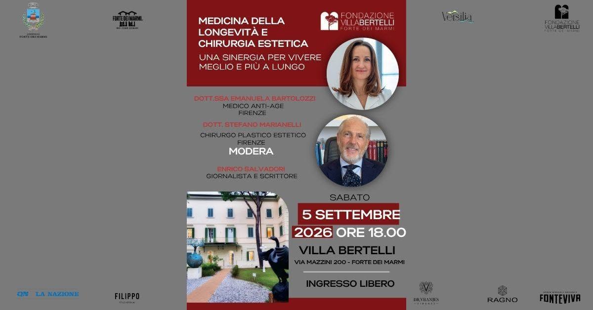 “MEDICINA DELLA LONGEVITÀ E CHIRURGIA ESTETICA”