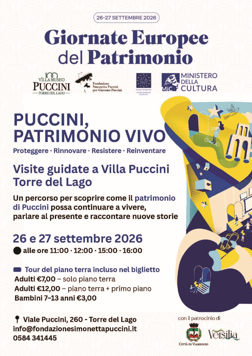 PUCCINI, PATRIMONIO VIVO