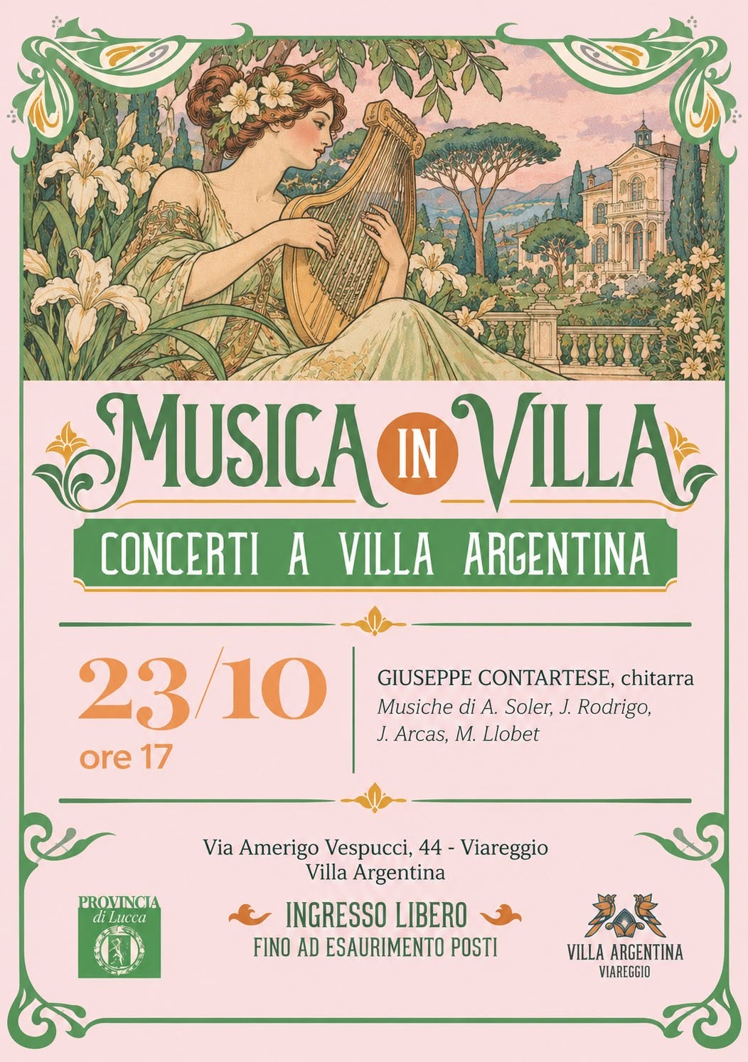 CONCERTI IN VILLA ARGENTINA