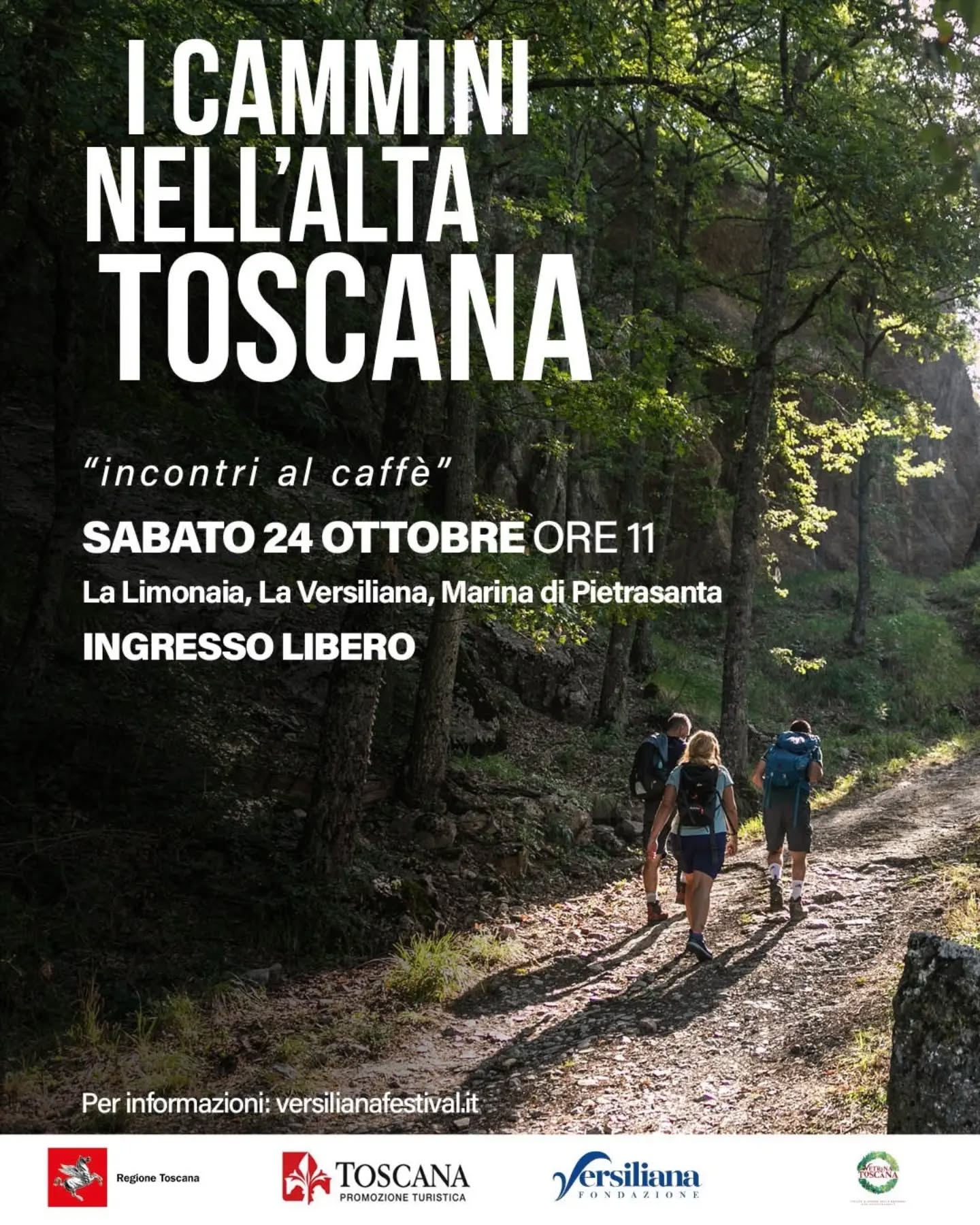 INCONTRI AL CAFFÈ DE LA VERSILIANA | I CAMMINI NELL’ALTA TOSCANA