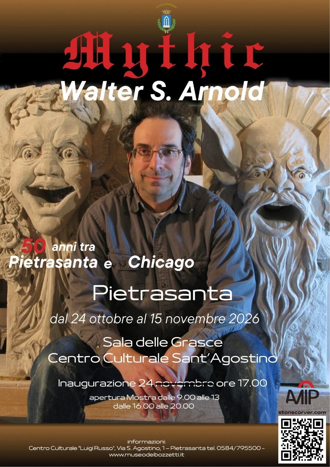 MYTHIC - 50 anni tra Pietrasanta e Chicago | Personale di WALTER S. ARNOLD